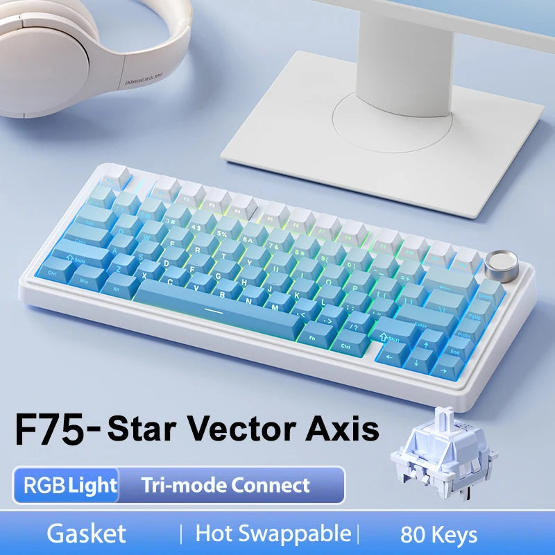 Aula F75 Pro Keyboard: Tri-Mode Gasket Mechanical Edition