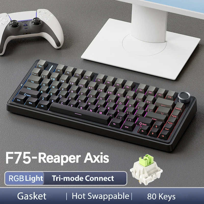 Aula F75 Pro Keyboard: Tri-Mode Gasket Mechanical Edition