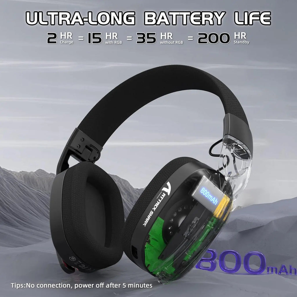 ATTACK SHARK L90 – Professional 7.2 Wireless Headset | Ultra-Light Series