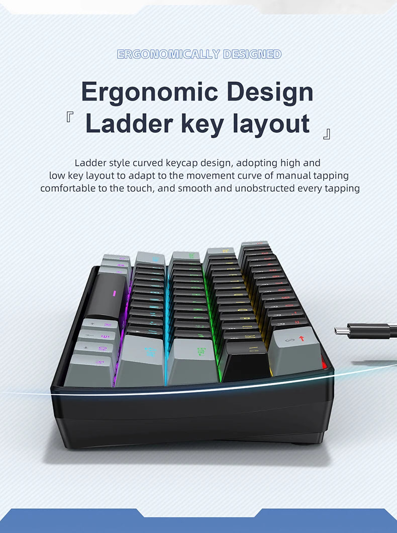 Pulse 60 Keyboard: Mechanical RGB Gaming Edition