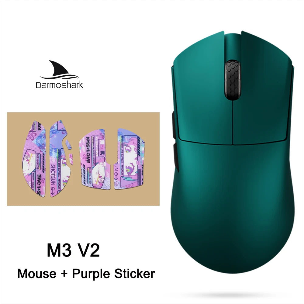 Darmoshark M3 V2 Double 8K: PAW3395 Sensor | 26K DPI Tri-Mode Mouse