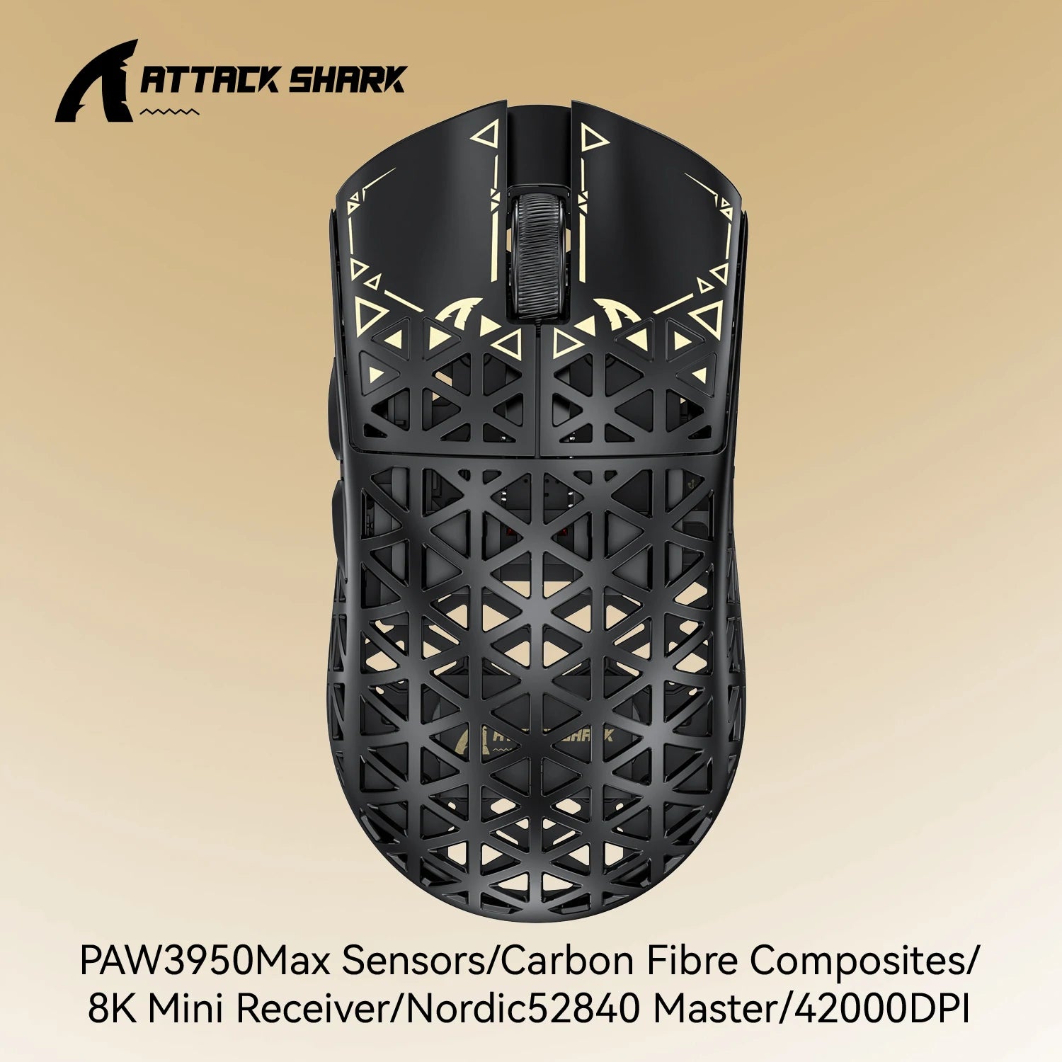 Attack Shark R5 Ultra: Carbon Fiber 8K Gaming Mouse