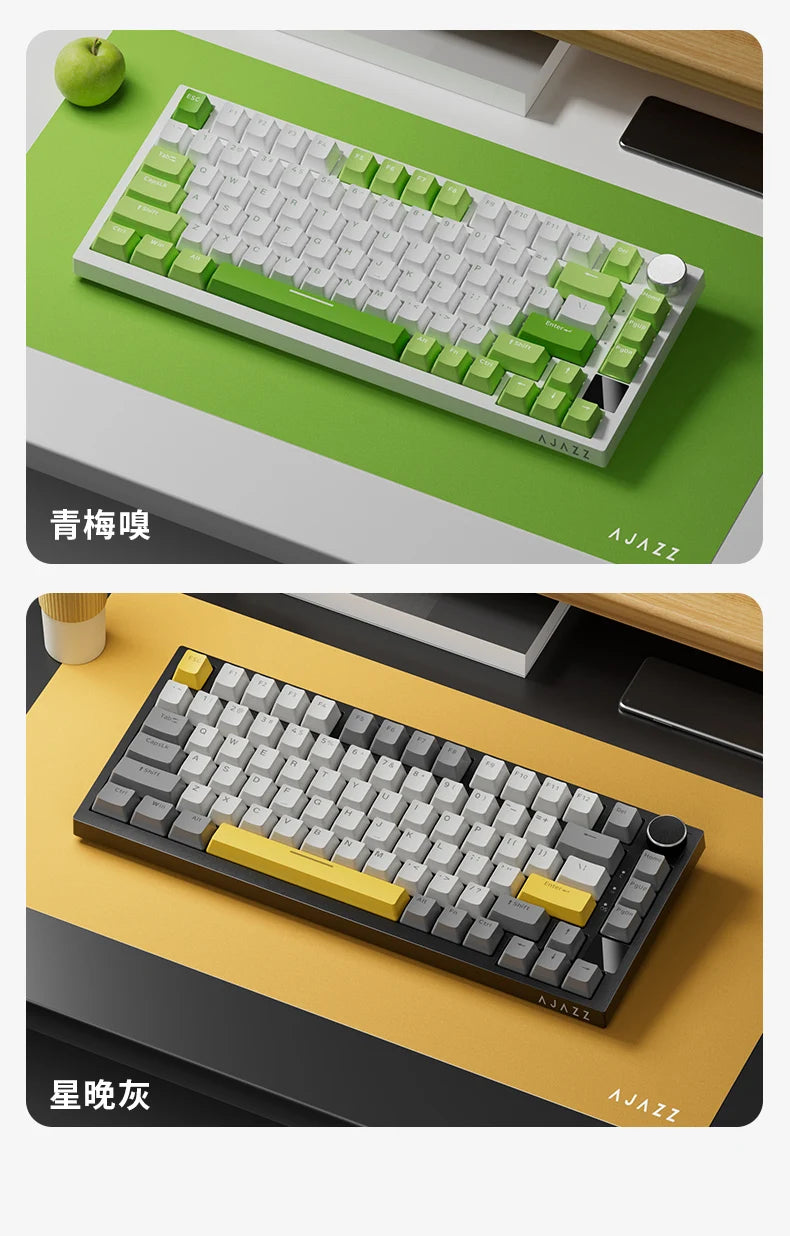 Ajazz AK820 Pro: 75% Mechanical Keyboard with TFT Smart Display