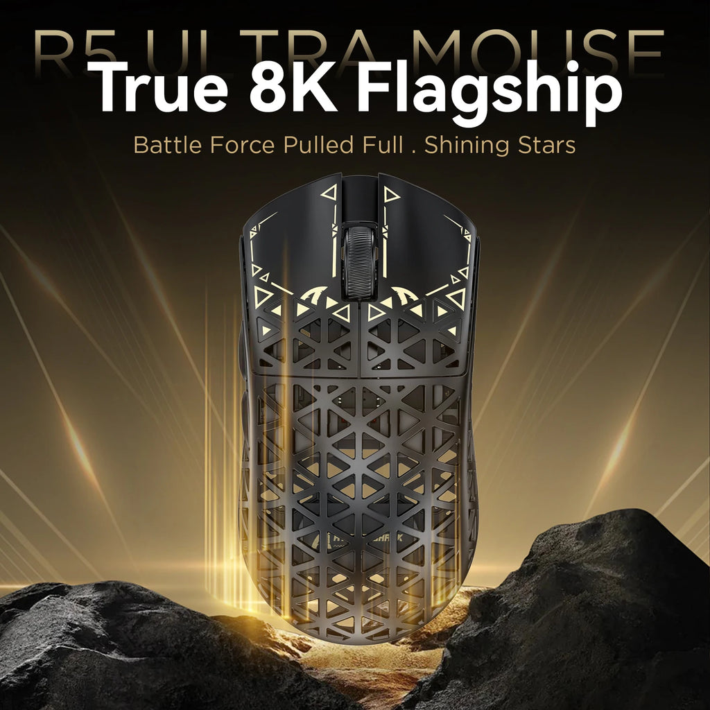 Attack Shark R5 Ultra: Carbon Fiber 8K Gaming Mouse