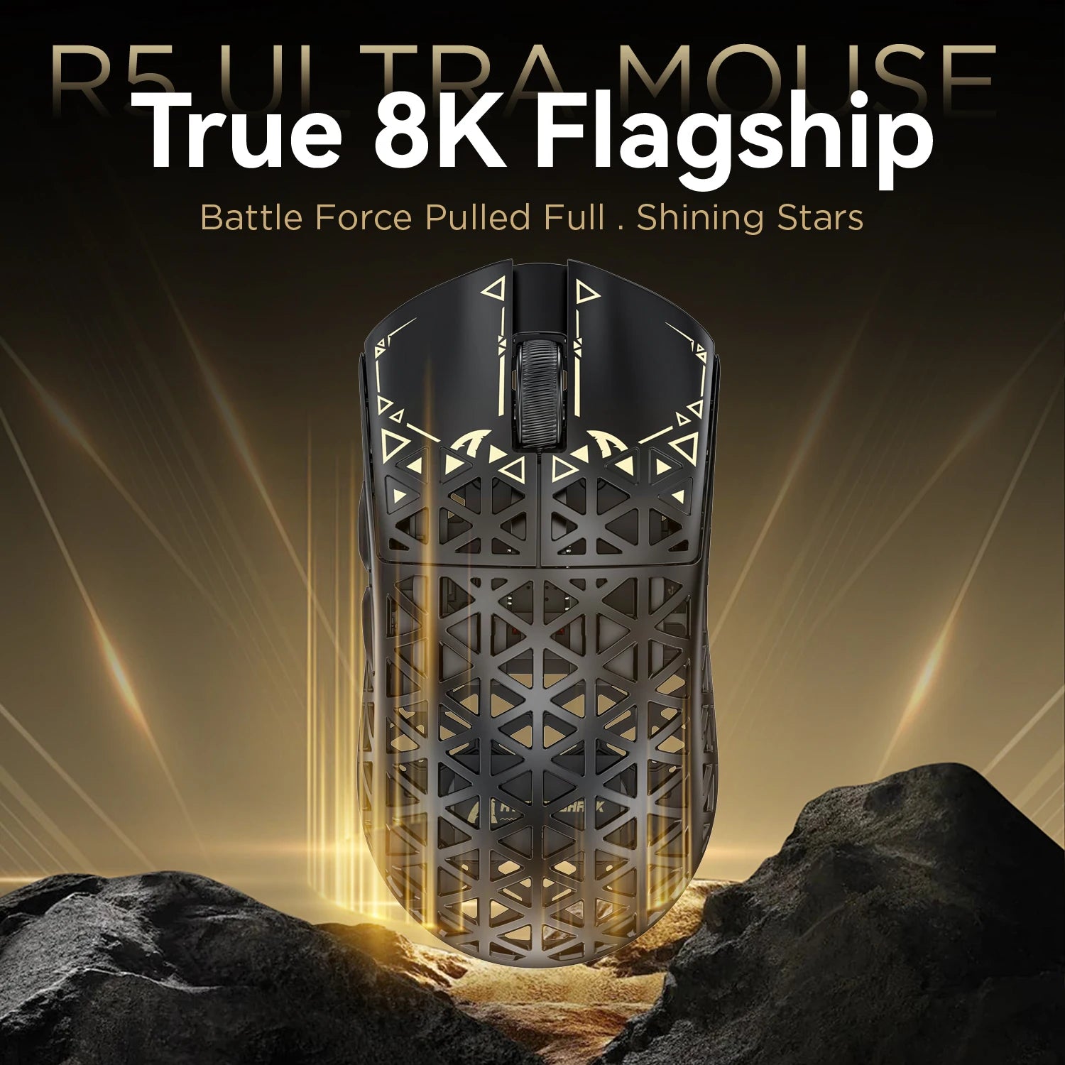 Attack Shark R5 Ultra: Carbon Fiber 8K Gaming Mouse
