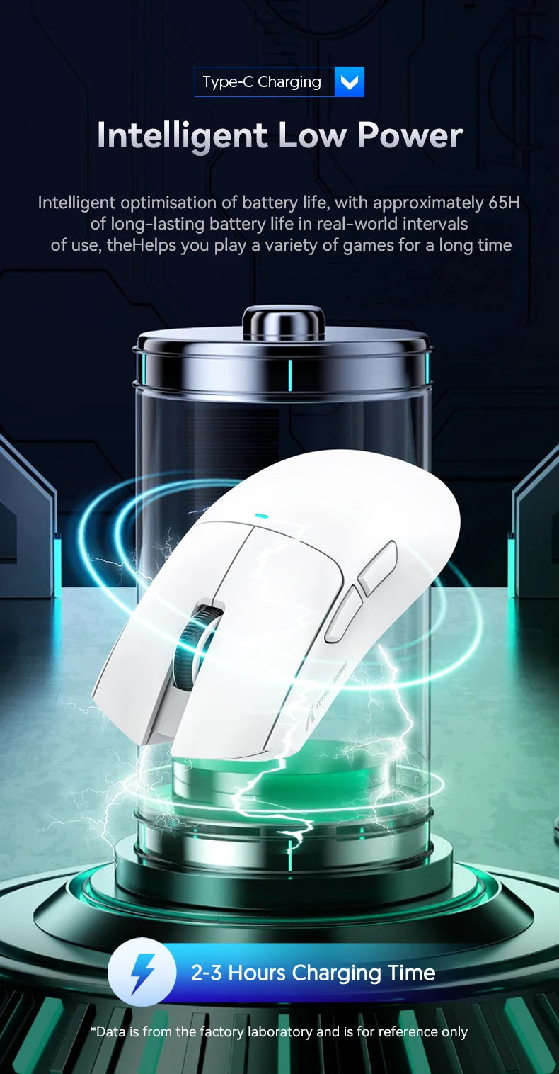 ATTACK SHARK X11SE Ultra-Light: 63g Wireless Gaming Mouse (22K DPI)