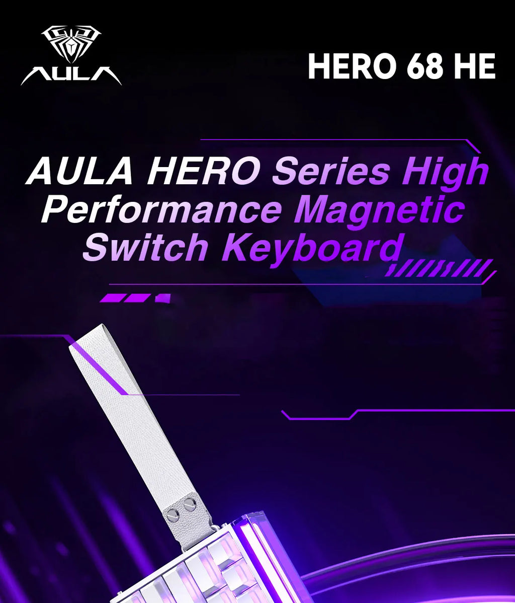 Aula Hero 68HE Keyboard: 8K Hall Effect Magnetic Edition