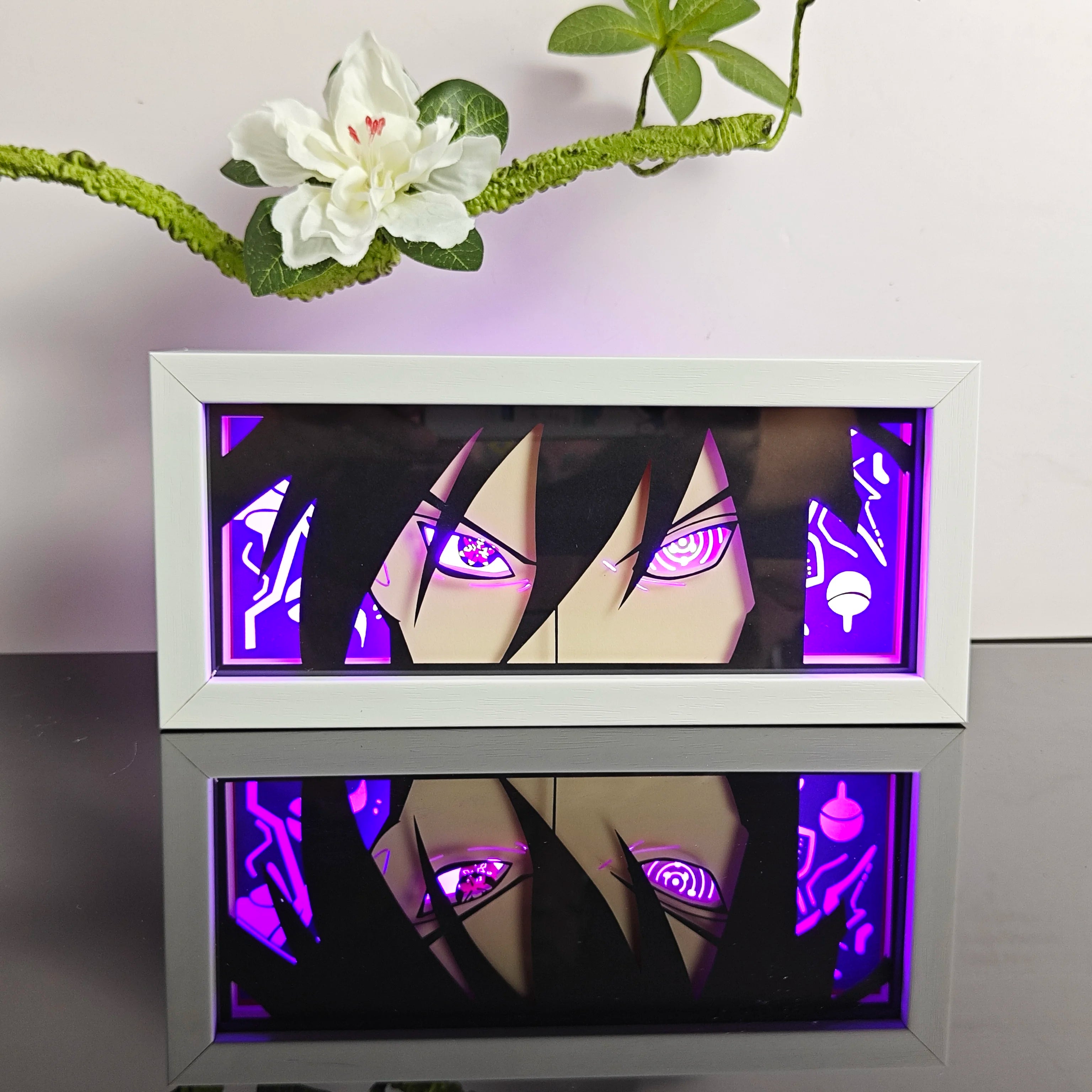 3D Anime Paper-Cut Shadow Lamp | Multi-Color Remote Night Light