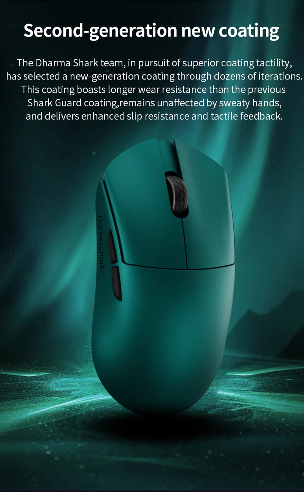 Darmoshark M3 V2 Double 8K: PAW3395 Sensor | 26K DPI Tri-Mode Mouse