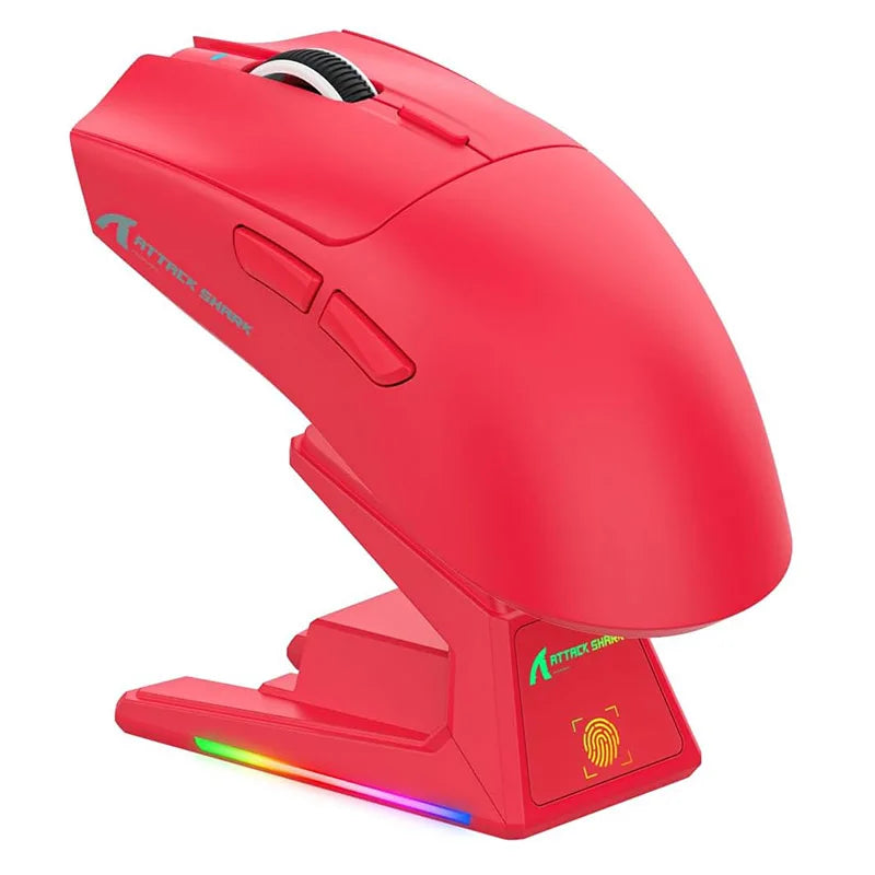 Attack Shark X1: 53g Superlight Mouse with Touchpad RGB Dock