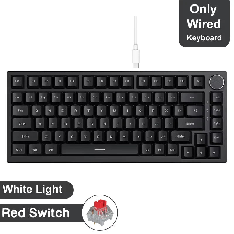Ajazz AK820 Pro: 75% Mechanical Keyboard with TFT Smart Display