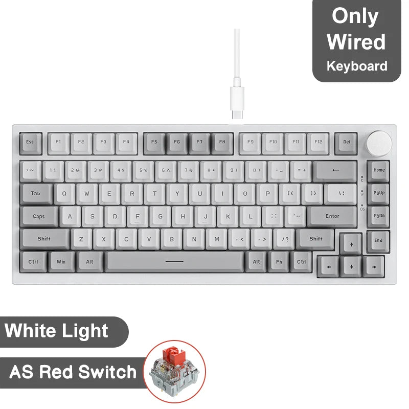 Ajazz AK820 Pro: 75% Mechanical Keyboard with TFT Smart Display