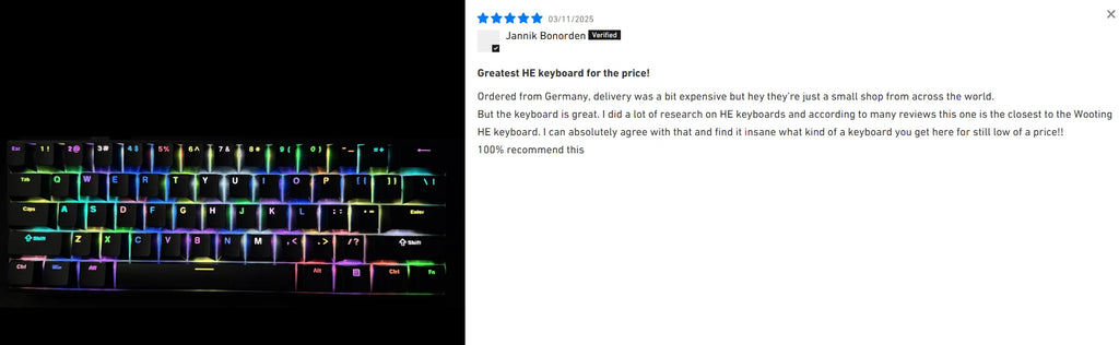 Ace 68 Pro Keyboard: 8K Hz Hall Effect Magnetic Edition