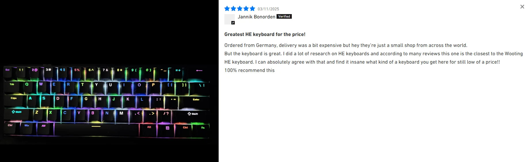 Ace 68 Pro Keyboard: 8K Hz Hall Effect Magnetic Edition