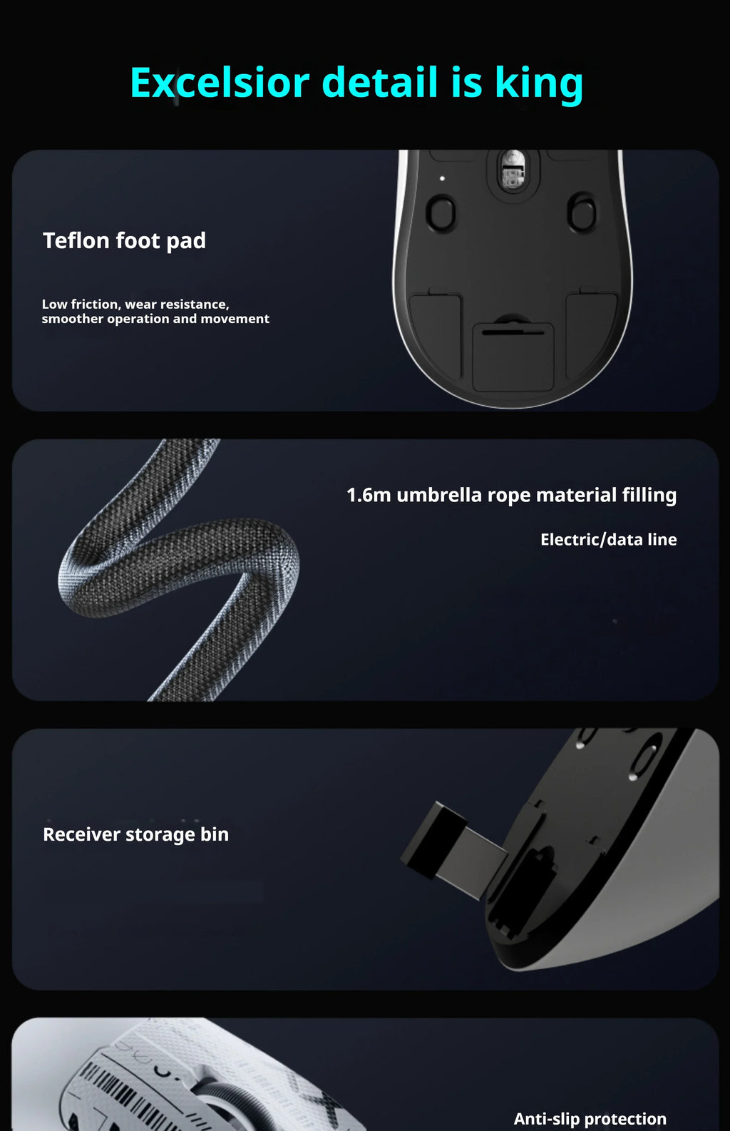 EWEADN S9 Pro: PAW3395 Professional Wireless Mouse 8K Hz