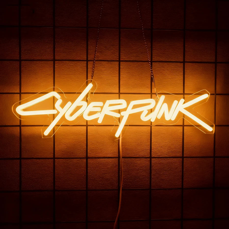 Cyberpunk Neon: Immersive 3D Gaming Wall Decor