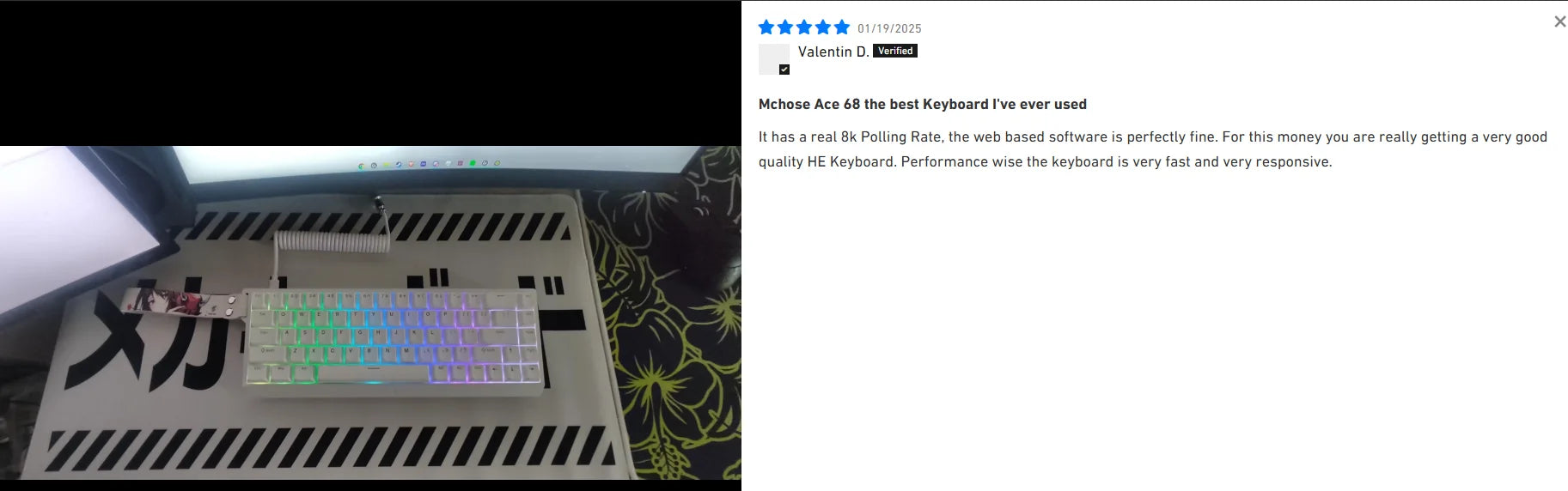 Ace 68 Pro Keyboard: 8K Hz Hall Effect Magnetic Edition