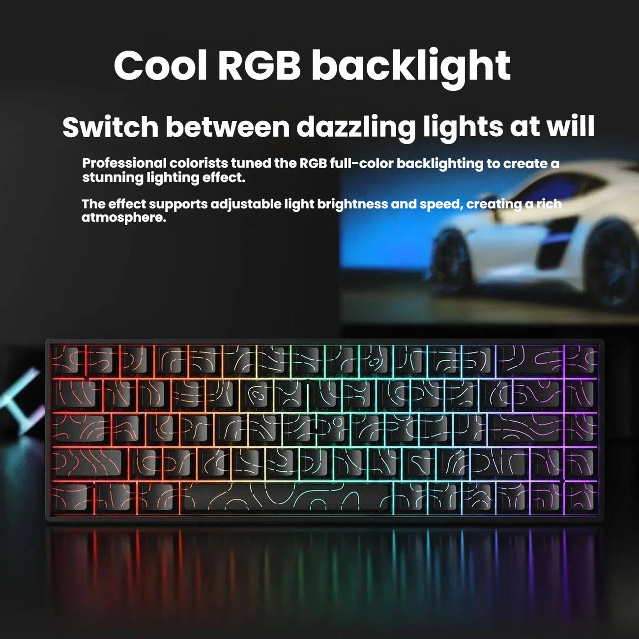 K61 USB Mini Mechanical Keyboard – Professional Hot-Swappable Gaming Series