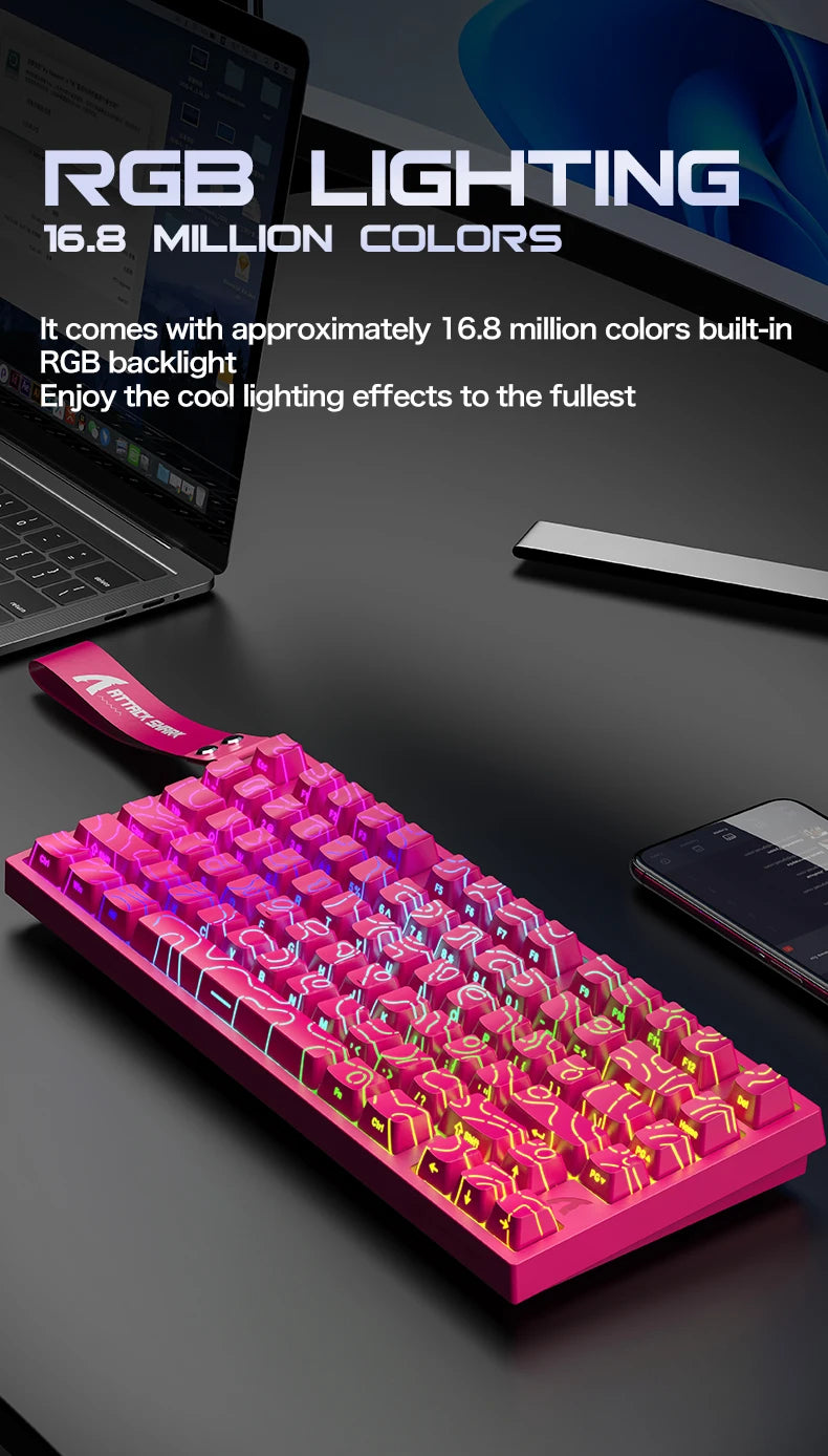Attack Shark R82HE: Magnetic Rapid Trigger Gaming Keyboard