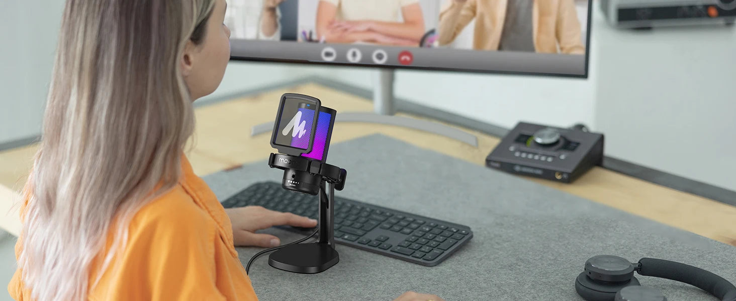 Maono DGM20 Series – Intelligent USB Gaming Mic with Noise Cancellation