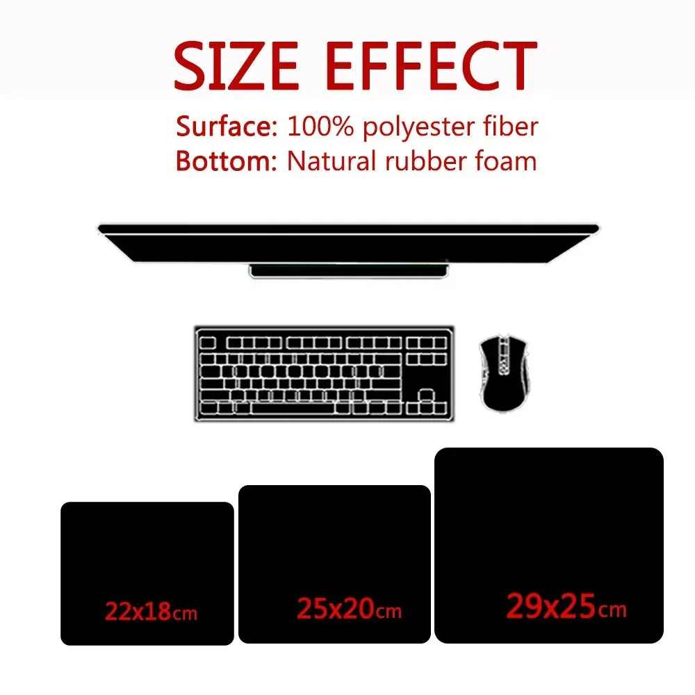 Zen Cherry Blossom Series Mouse Pad – 40x45cm Non-Slip Aesthetic Deskpad
